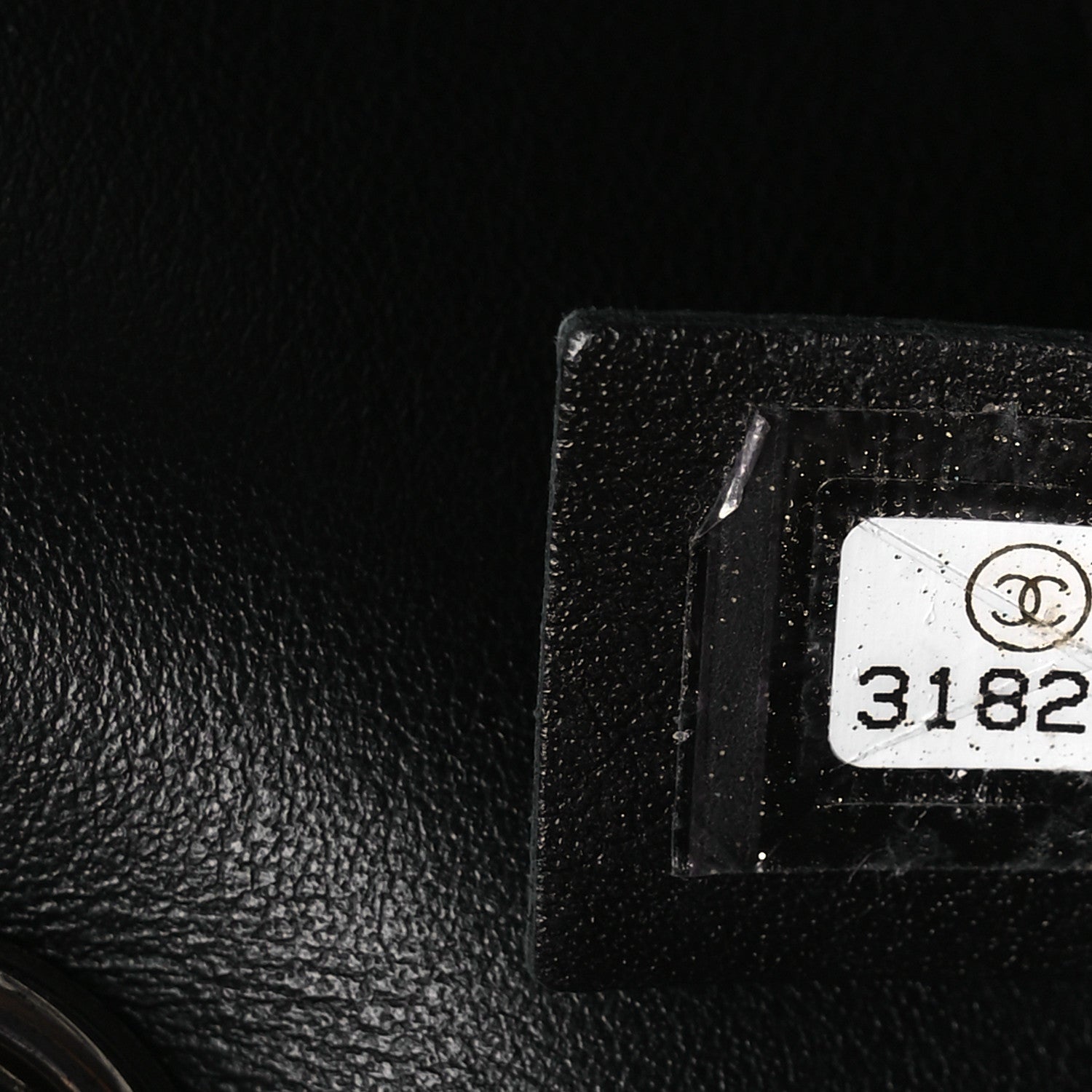 Calfskin Quilted CC Uniform Flap Belt Bag Black
