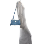 Scamosciato Triangle Small Bonnie Shoulder Bag Astrale