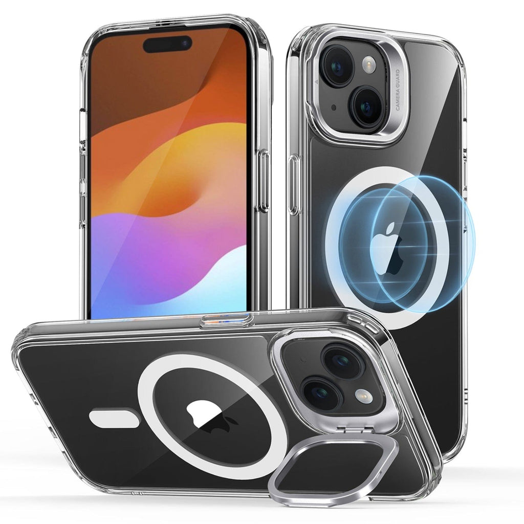 SAHARA - Venture Series Clear Case with Kickstand - iPhone 15 Plus