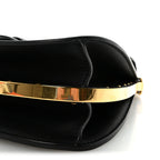 Box Calfskin Medium Bobby Frame Flap Black