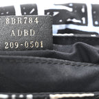 X JOSHUA VIDES Nylon FF Cloudy Mini Belt Baguette Bag White Celeste Black