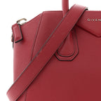 Sugar Goatskin Small Antigona Vermillon