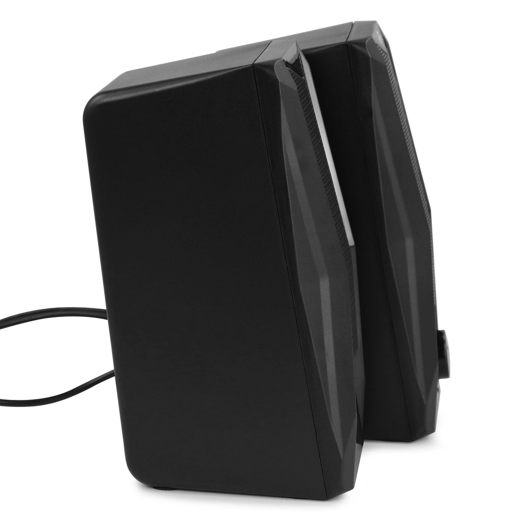 Computer Gaming Speakers with Color LED RGB Lights