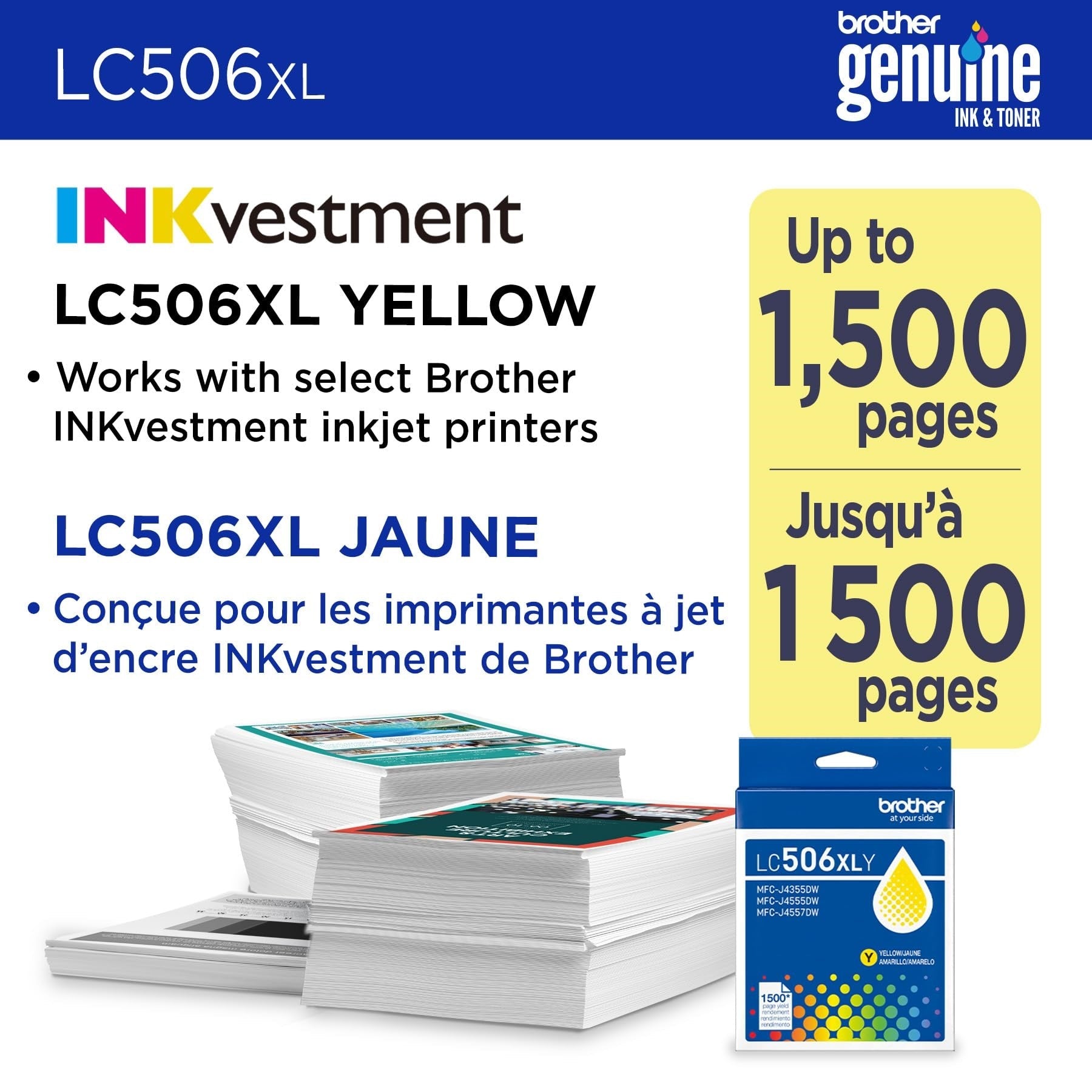 LC506XLY High Yield Yellow Ink