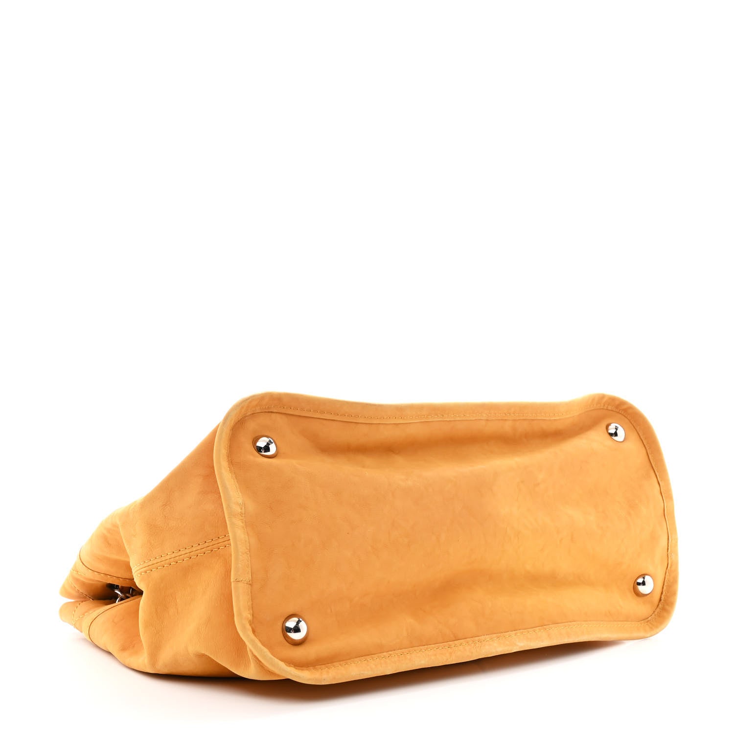 Ultra Soft Suede Calfskin Natural Beauty Tote Yellow