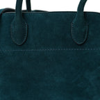 Suede Soft Margaux 10 Bag Teal Green