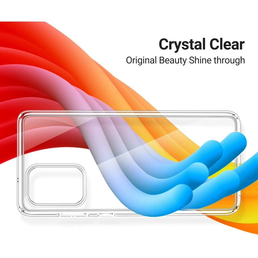 Entronix Case Compatible with Galaxy S20 - [Hard Back] Clear Cover