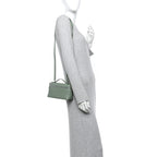 Grained Calfskin L19 Extra Pocket Pouch Sage Brush Leaves