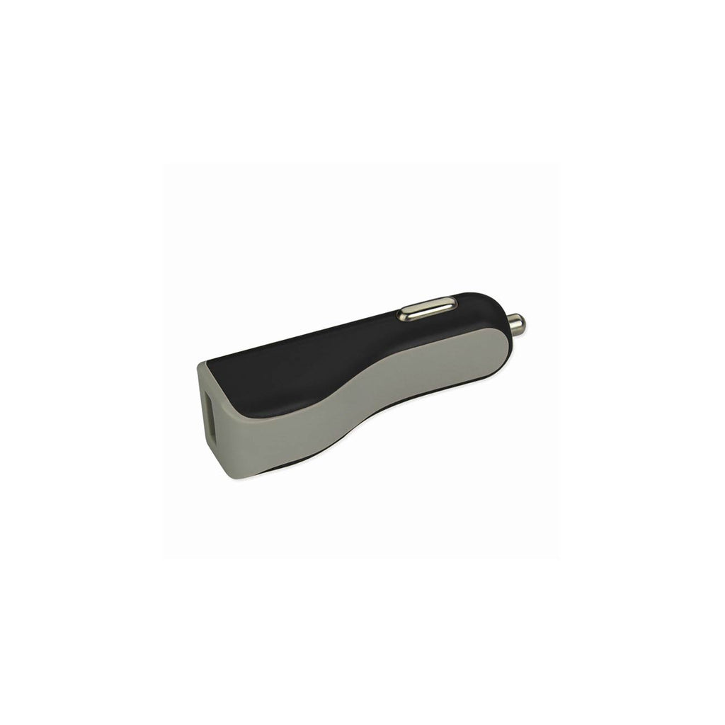 Reiko Micro Usb Car Charger With Data Usb Cable In Black