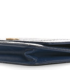 Snakeskin Wallet On Chain WOC Blue