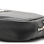 Grain De Poudre Matelasse Monogram Mini Lou Camera Bag Black