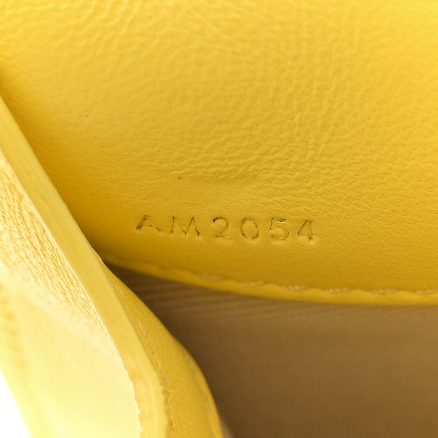 Smooth Calfskin La Petite Pochette Rond Carre Yellow