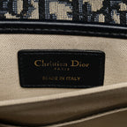 Oblique Square DiorAddict Flap Navy Blue