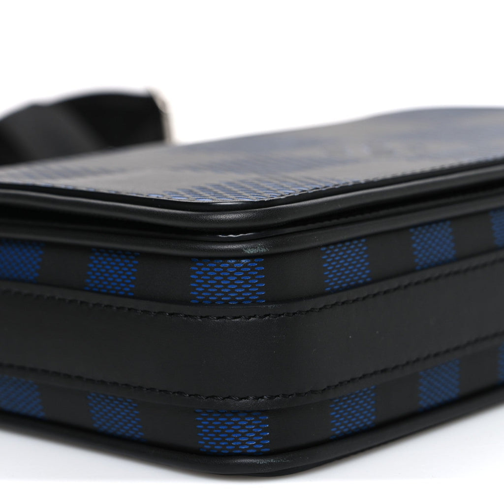 Damier Graphite 3D Studio Messenger Navy