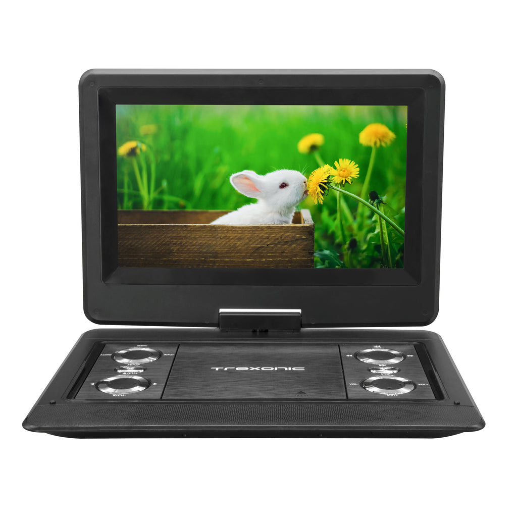 Portable TV+DVD Player with Color TFT LED Screen and USB/HD/AV Inputs