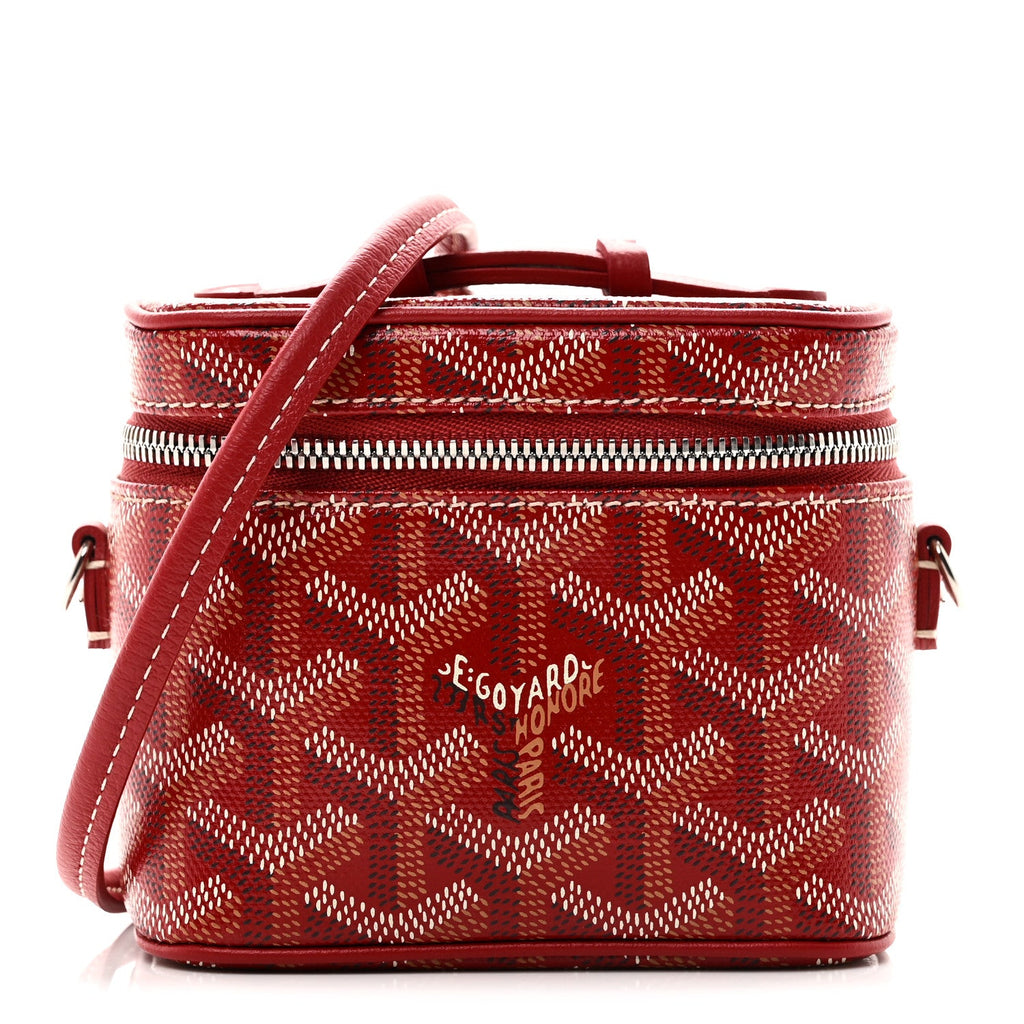 Goyardine Muse Nano Vanity Case Red