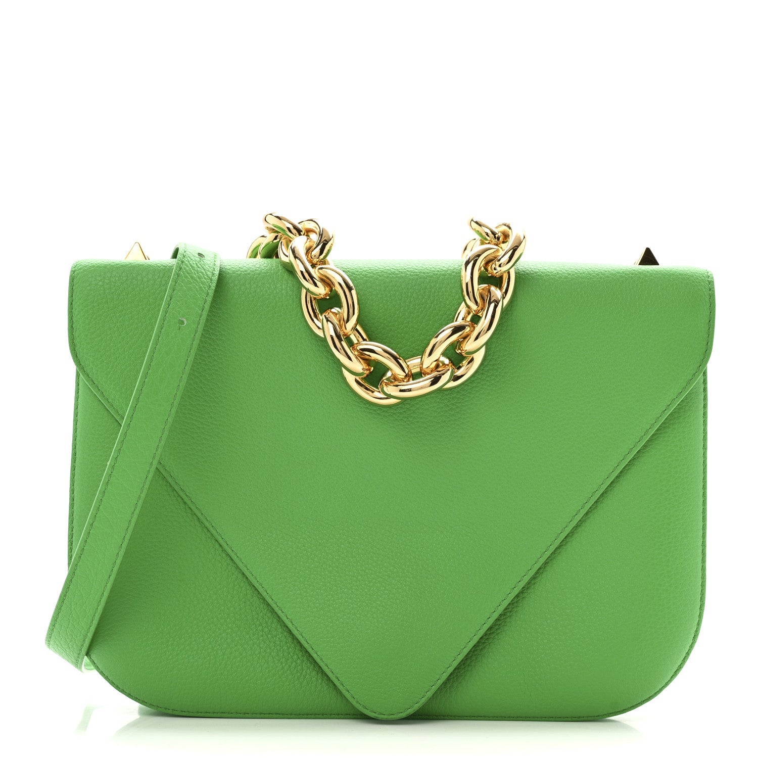 Calfskin Mount Envelope Bag Parakeet