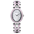 Versace V-Glam Ladies' White Pink Diamonds Watch