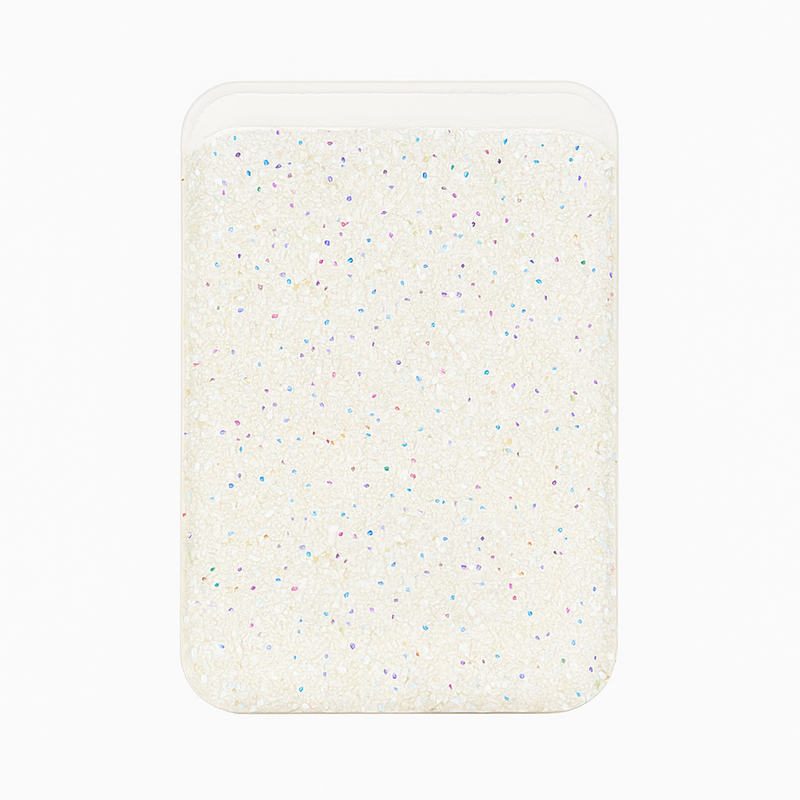Entronix Rhinestone Magnetic Wallet Attachment for MagSafe & Magnetic Phone Cases – Glitter Card Holder Accessory