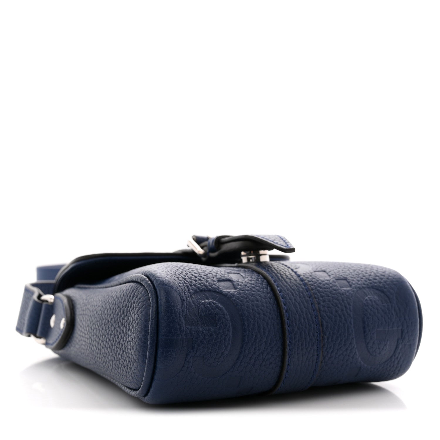 Piuma Calfskin Jumbo GG Embossed Small Messenger Bag Royale