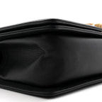 Caviar Quilted Medium Boy Flap Black