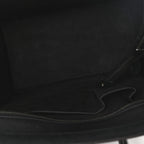 Drummed Calfskin Mini Luggage Black