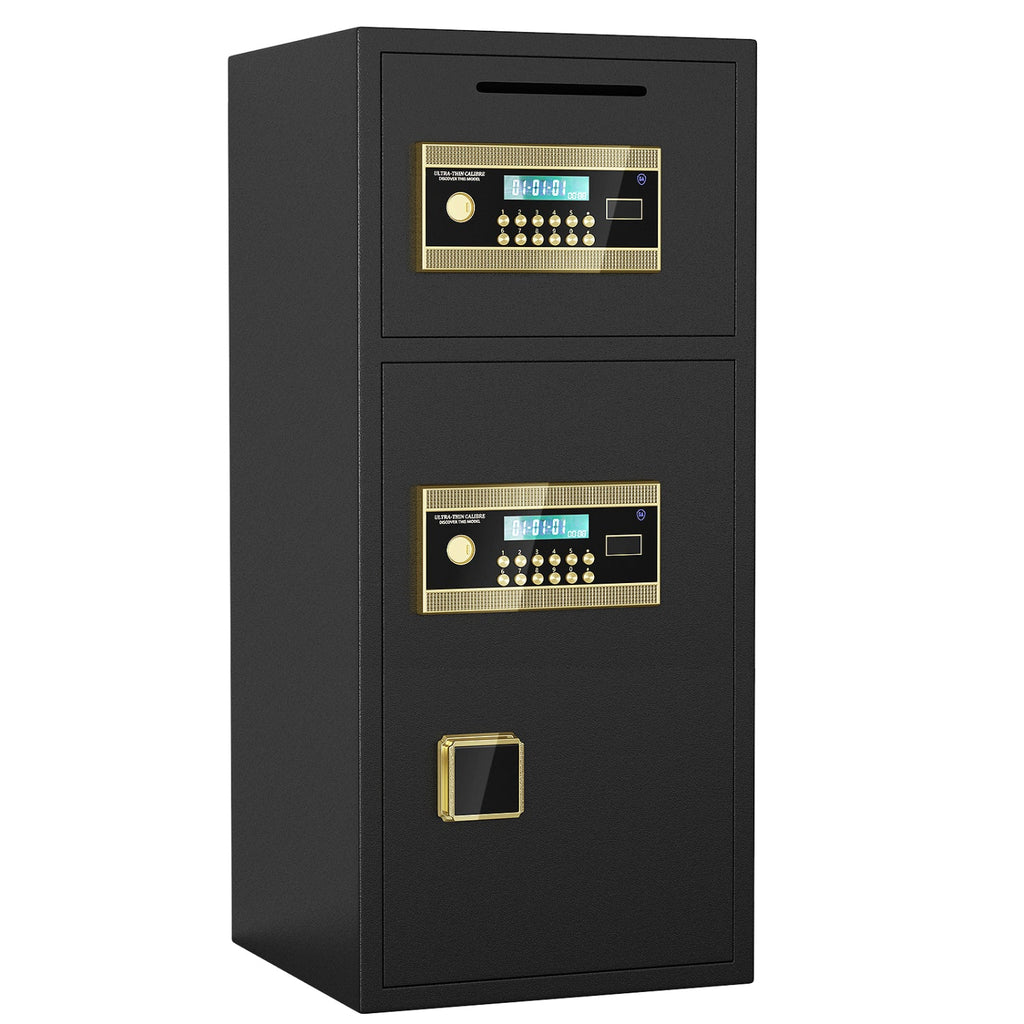 Streamdale Large Double-Door Digital Safe w/ Fireproof Bag