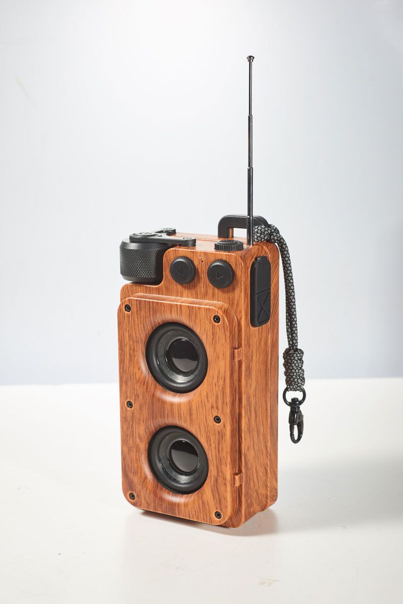 wireless bluetooth speaker portable subwoofer mini FM radio outdoor small steel device creative caixa de som