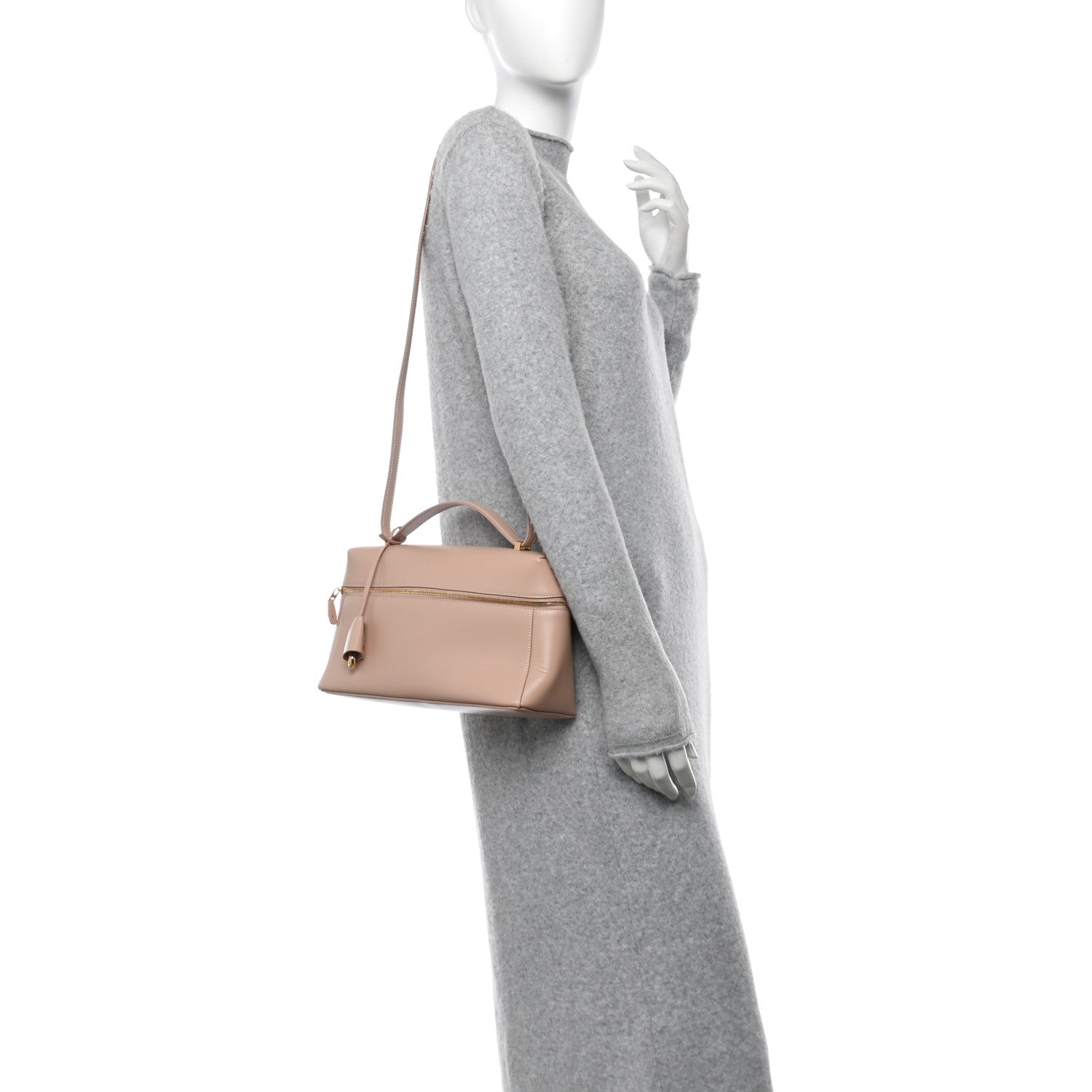 Smooth Calfskin Extra Bag L27 Feather Pink