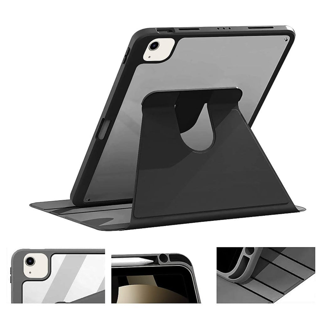 SAHARA - Venture Series Rotating Case for Apple iPad Air 11'' M3/M2 and iPad Air 10.9'' (4th and 5th Gen) - Black