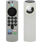 SAHARA - Amazon Fire TV Stick 4K (3rd Gen) Remote Silicone Case for Apple AirTag - Gray