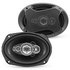 6x9 Car Speaker Pair 800W 4Ohm 2 Way Coaxial Speaker w Super Tweeter Universal Fit for Cars Stereo Easy Installation High Performance Sound System for Clear Sound & Deep Bass - CS 69 2W