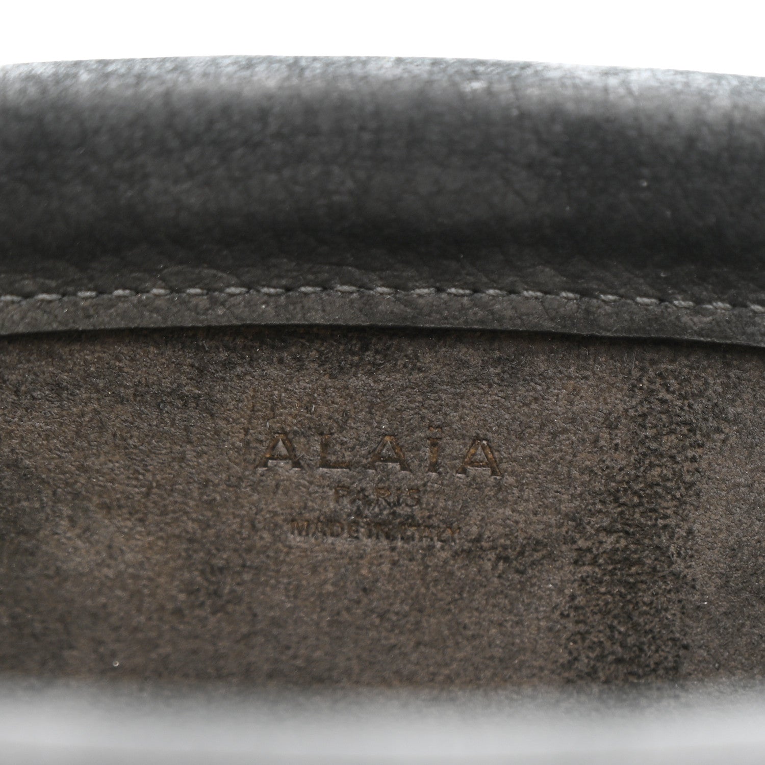 Suede Le Click East West Small Bag Black