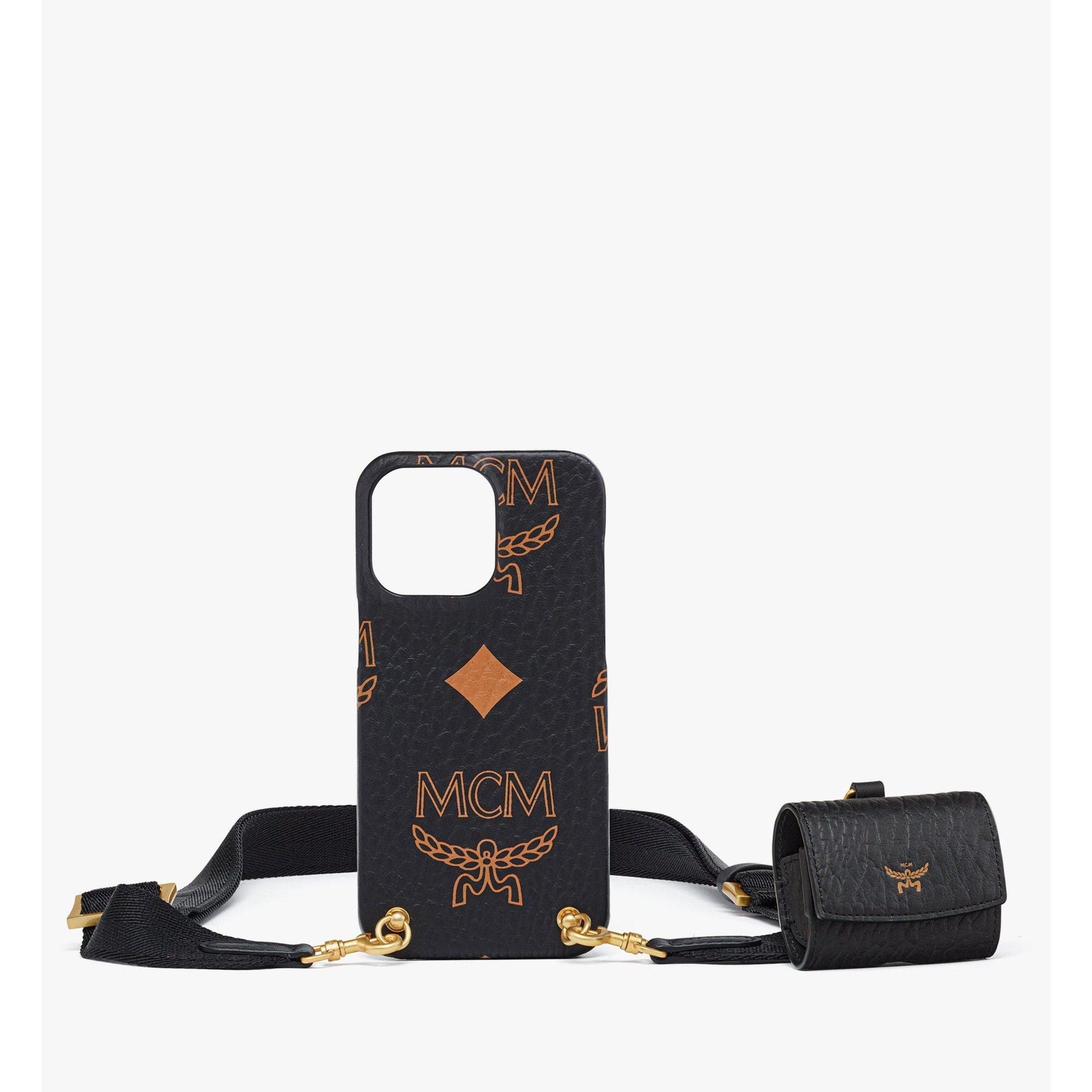iPhone 15 Pro Case w/ AirPods Pro Charm in Maxi Visetos
