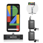 Movo EDGE-UC-DUO Dual Wireless Lavalier for USB-C