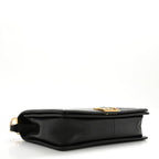Lambskin Quilted New Medium Boy Flap Black