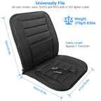 Heated Car Seat Cushion 12V Auto Seat Cover Warmer with Adjustable Temperature Controller for Cars Trucks Vans SUV