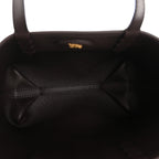 Grainy Calfskin Mini Reversible Tote Peat Sand