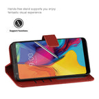 Reiko Lg Stylo 5 3-In-1 Wallet Case In Red