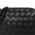 Nappa Intrecciato Mini Loop Camera Bag Black