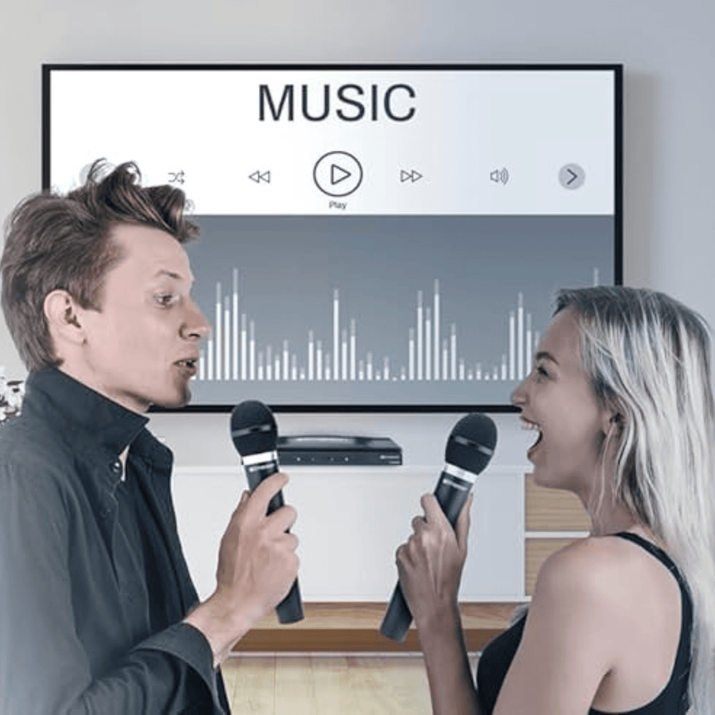 Professional Dual Microphone Kit with Wireless Transmitter