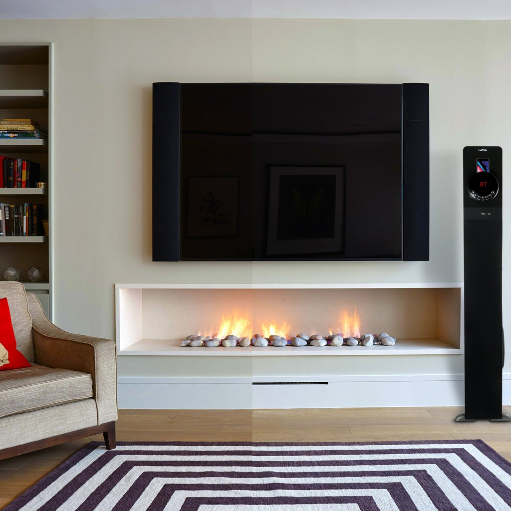 Bluetooth Powered Tower Speaker in Black