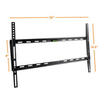 Fixed Wall Mount with Bubble Level for 32-70 Inch  LCD, LED, and Plasma Screens