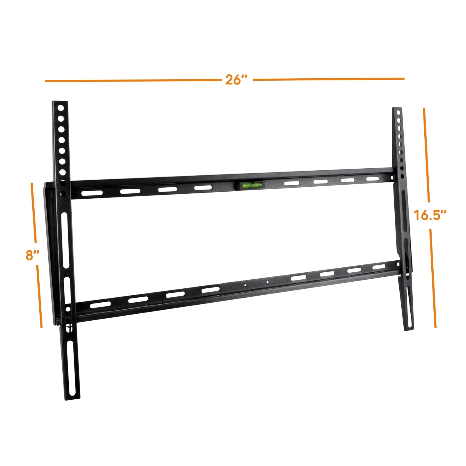 Fixed Wall Mount with Bubble Level for 32-70 Inch  LCD, LED, and Plasma Screens