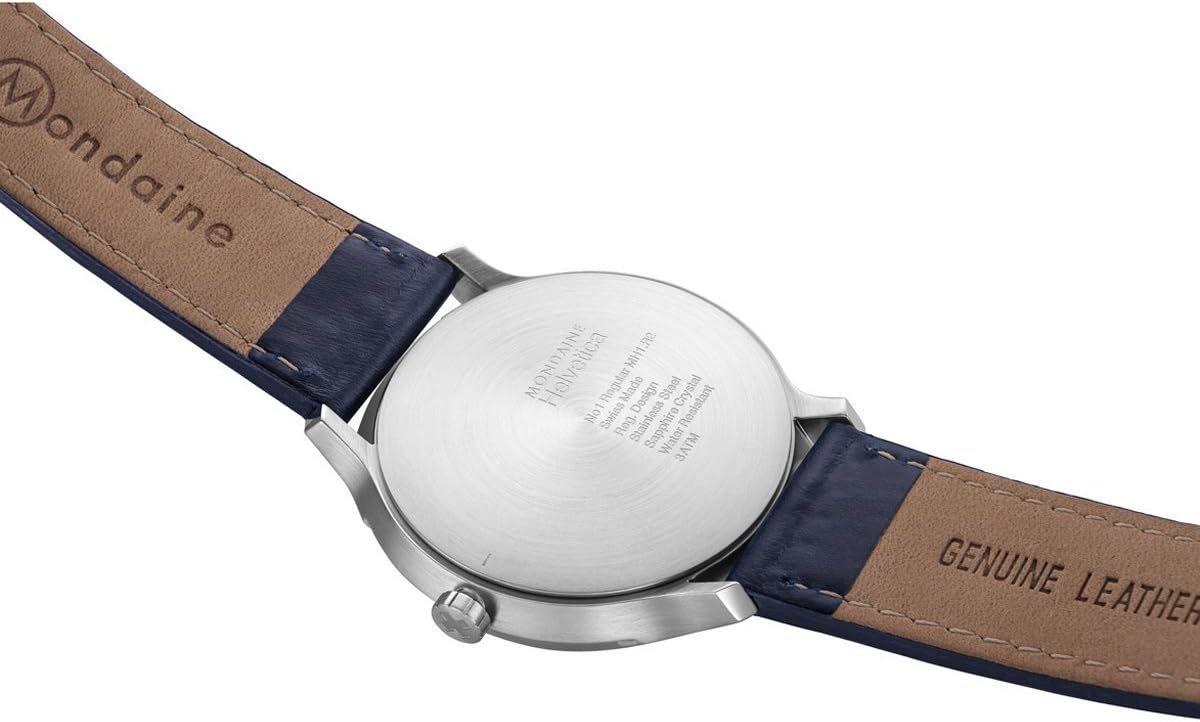 Mondaine Watch Helvetica No1 Regular Navy