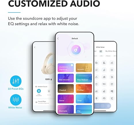 Q20 Hybrid Active Noise Cancelling Headphones