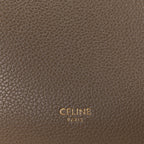 Soft Grained Calfskin Small Sangle Bucket Bag Taupe