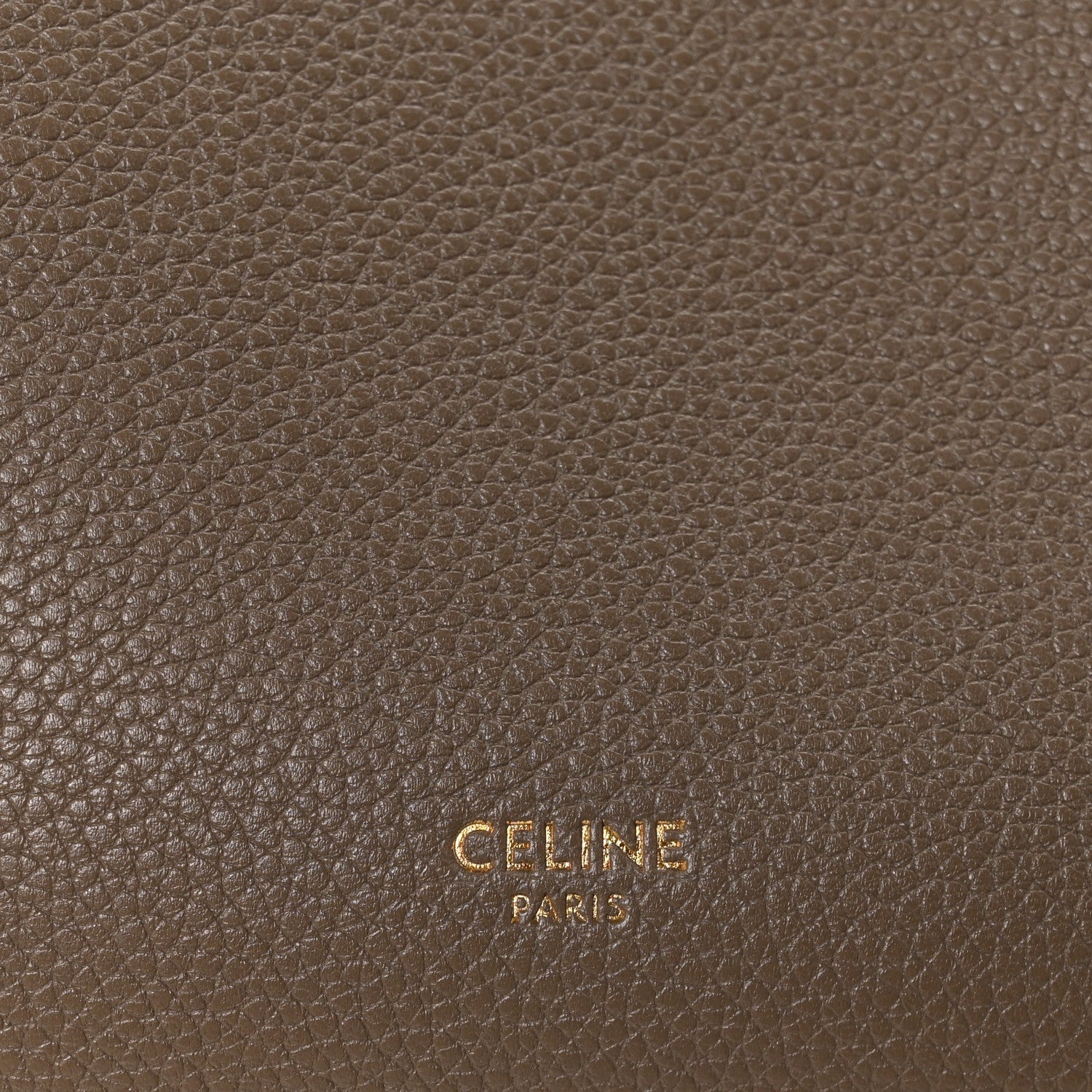 Soft Grained Calfskin Small Sangle Bucket Bag Taupe