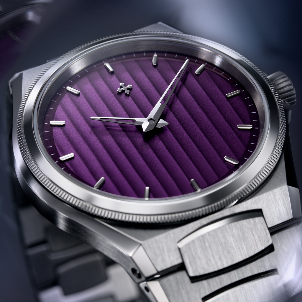 Venezianico Arsenale 40 Men’s Automatic Ultra-Thin Purple Watch
