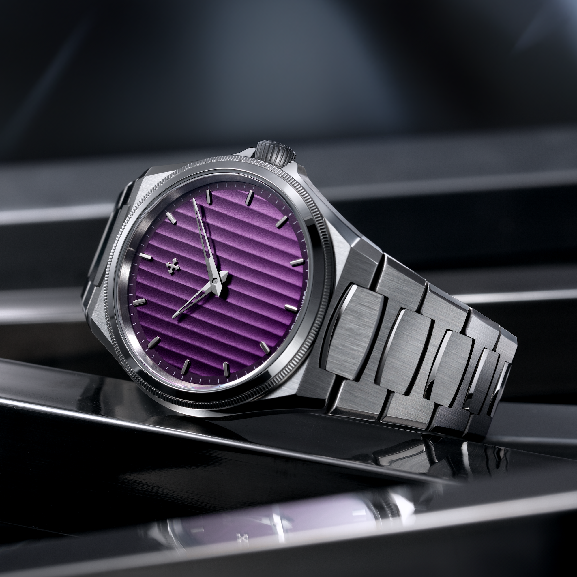 Venezianico Arsenale 40 Men’s Automatic Ultra-Thin Purple Watch